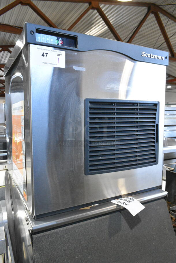 Scotsman F0822A-1B Stainless Steel Commercial Ice Head on Scotsman BH360S Ice Bin. 115 Volts, 1 Phase.  - Image 3 of 9