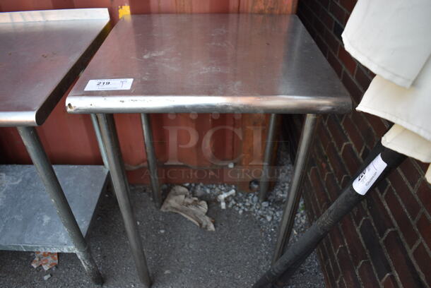 Stainless Steel Table. 24x24x35.5 - Image 1 of 3