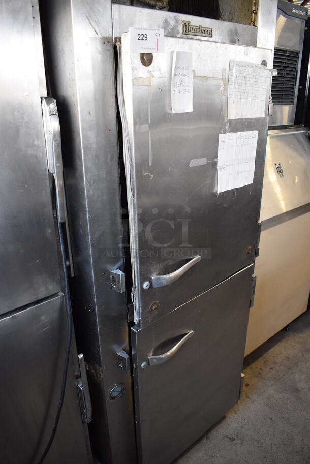 Traulsen Stainless Steel Commercial Cooler Freezer Combo Unit. 31x35x78. Tested and Working! - Image 3 of 8