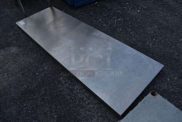 Stainless Steel Tabletop. 72x24x2