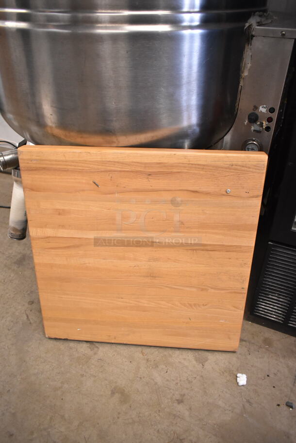 Wood Goods Wooden Tabletop.  - Image 4 of 4