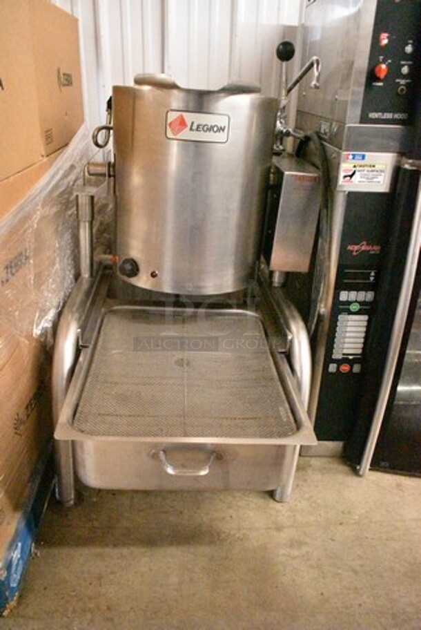 Legion EKF-5/TFH Stainless Steel Commercial Electric Powered 5 Gallon Steam Kettle. 208 Volts, 3 Phase. - Image 5 of 6