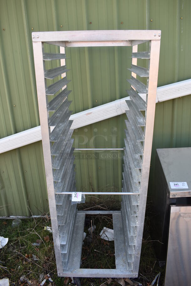 Metal Commercial Pan Transport Rack on Commercial Casters. 21.5x26x64 - Image 1 of 4