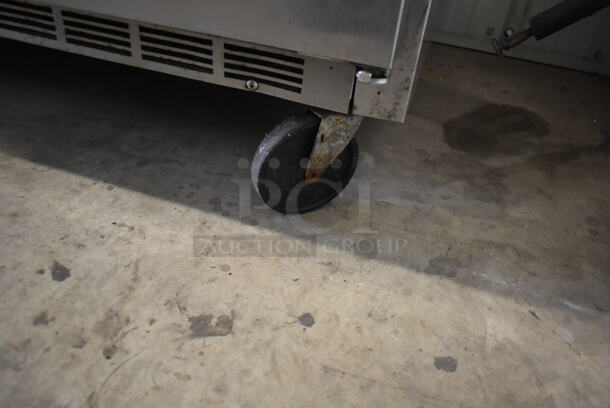 Beverage Air WTR60A Stainless Steel Commercial 2 Door Undercounter Cooler on Commercial Casters. 115 Volts, 1 Phase. Tested and Powers On But Does Not Get Cold - Image 4 of 7