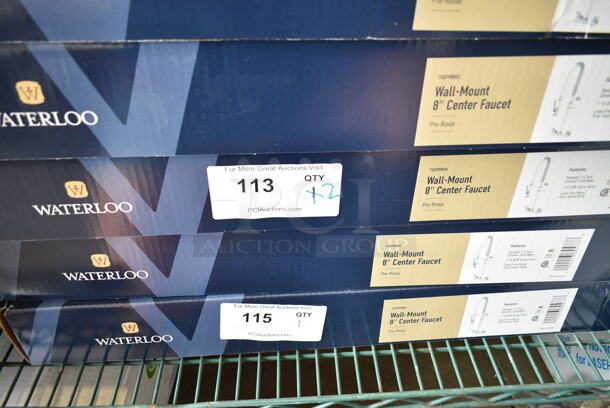 2 BRAND NEW SCRATCH AND DENT! Waterloo 750PRW8X 1.15 GPM Wall-Mounted Pre-Rinse Faucet with 8" Centers. 2 Times Your Bid! - Image 2 of 4