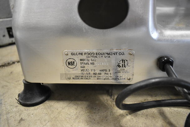 Globe G12 Stainless Steel Commercial Countertop Meat Slicer w/ Blade Sharpener. 115 Volts, 1 Phase. Tested and Working! - Image 7 of 7