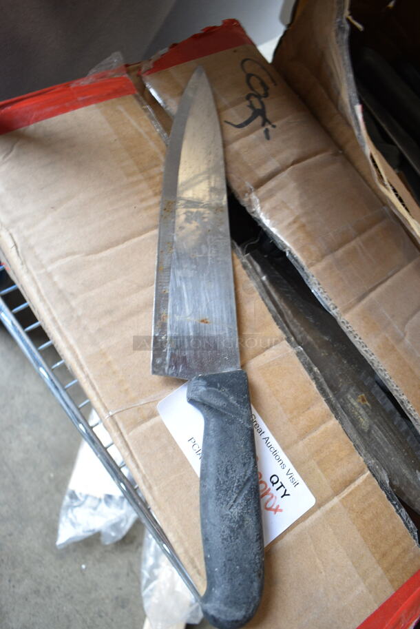 60 SHARPENED Stainless Steel Knives Including Chef Knives. 60 Times Your Bid!  - Image 4 of 4