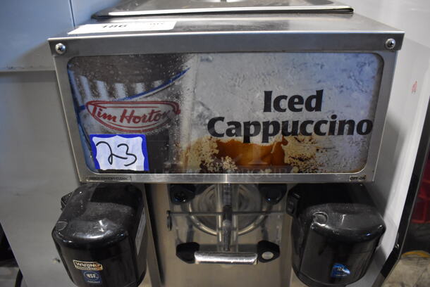 Tim Hortons Stainless Steel Commercial Countertop Iced Cappuccino Machine w/ 2 Drink Mixing Heads. 13x32x30 - Image 2 of 5
