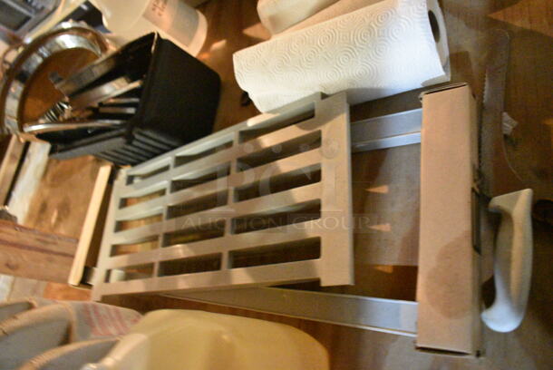ALL ONE MONEY! Tier Lot of Various Items Including APW Wyott Soup Kettle Food Warmer, Cleaner. (basement)  - Image 8 of 12