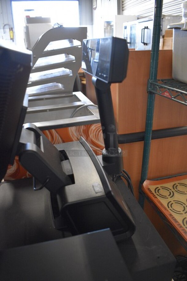 ALL ONE MONEY! Lot of 15" HP POS Monitor, HP UPS T750 Tower,  Epson Model M244A Receipt Printer, HP Metal Cash Drawer, Keyboard and Mouse. - Image 8 of 9