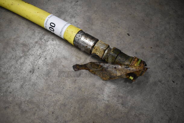 Yellow Gas Hose. 40" - Image 2 of 4