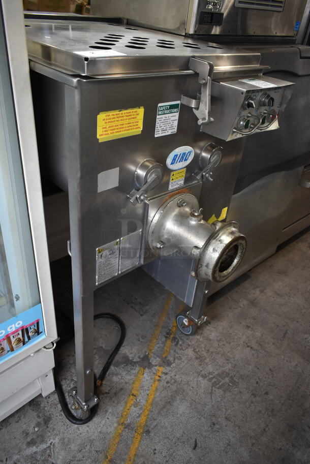 Biro 8325 Stainless Steel Commercial Meat Mixer Grinder on Commercial Casters. 208 Volts,  - Image 2 of 6