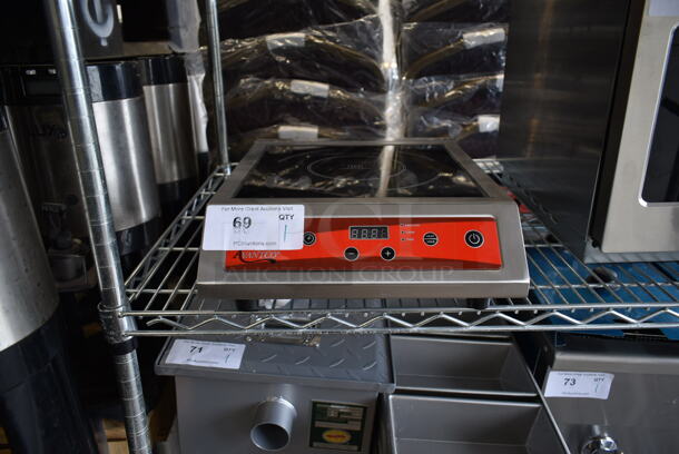 BRAND NEW SCRATCH AND DENT! Avantco 177IC3500 Stainless Steel Commercial Countertop Electric Powered Single Burner Induction Range. 208-240 Volts, 1 Phase.  - Image 6 of 6