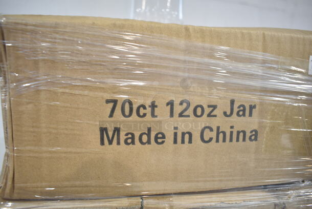 PALLET LOT of 150 Boxes of 70 BRAND NEW! Glass 12 oz Jars. 150 Times Your Bid! - Image 5 of 5