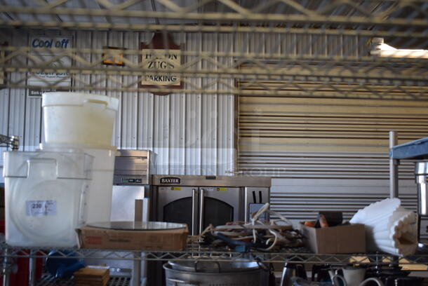 ALL ONE MONEY! Tier Lot of Various Items Including Poly Bins, Mirror and Wires - Image 2 of 7