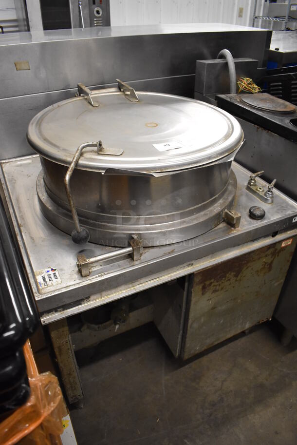 Market Forge MT40 Stainless Steel Commercial Floor Style Direct Steam Powered 40 Gallon Steam Kettle. 36x33x40 - Image 3 of 9
