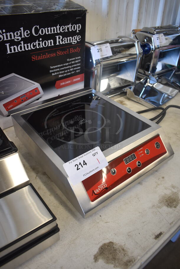 BRAND NEW SCRATCH AND DENT! Avantco 177IC3500 Single Countertop Induction Range. 208-240V. Tested and Working! - Image 2 of 5