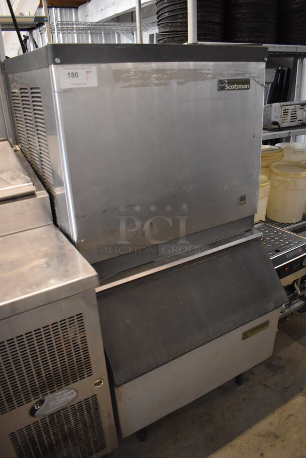 Scotsman CME256AS-1E Stainless Steel Commercial Ice Head on Commercial Bin. 115 Volts, 1 Phase. 30x33x56 - Image 2 of 6