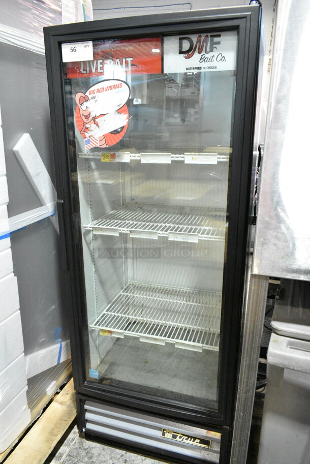 True GDM-12-LD ENERGY STAR Metal Commercial Single Door Reach In Cooler Merchandiser w/ Poly Coated Racks. 115 Volts, 1 Phase. Tested and Powers On But Does Not Get Cold - Image 1 of 4