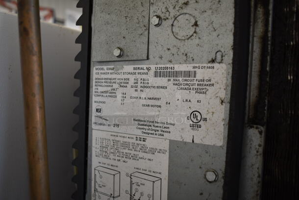 2016 Manitowoc ID052 Stainless Steel Commercial Ice Head on Manitowoc B420 Commercial Ice Bin. 115 Volts, 1 Phase.  - Image 6 of 6