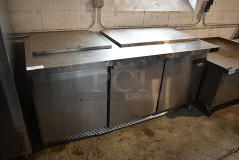 2018 Continental SW72-30M Stainless Steel Commercial Prep Table. 115 Volts, 1 Phase. Tested and Working!