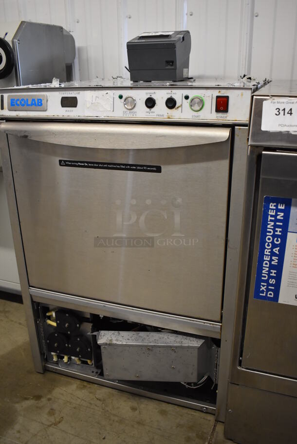 Ecolab Stainless Steel Commercial Undercounter Dishwasher. 115 Volts, 1 Phase. 24x26x34 - Image 3 of 7