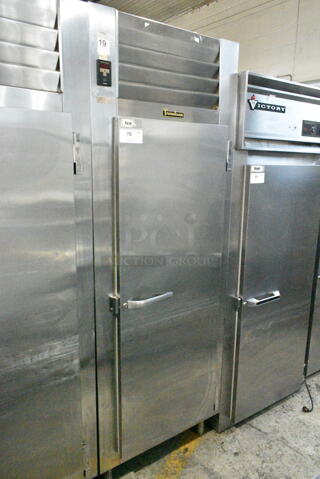 Traulsen RLT132WUT-FHS Stainless Steel Commercial Single Door Reach In Freezer. 115 Volts, 1 Phase. Tested and Working!