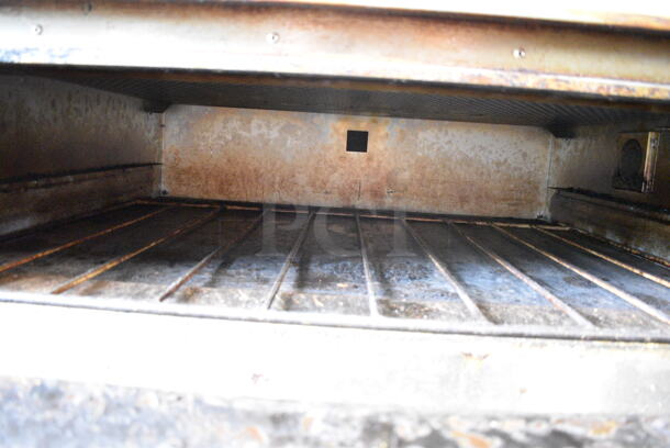 3 Stainless Steel Commercial Electric Powered Single Deck Bakery / Pizza Ovens. Appears To Be 240 Volts, 3 Phase. 3 Times Your Bid! - Image 5 of 9