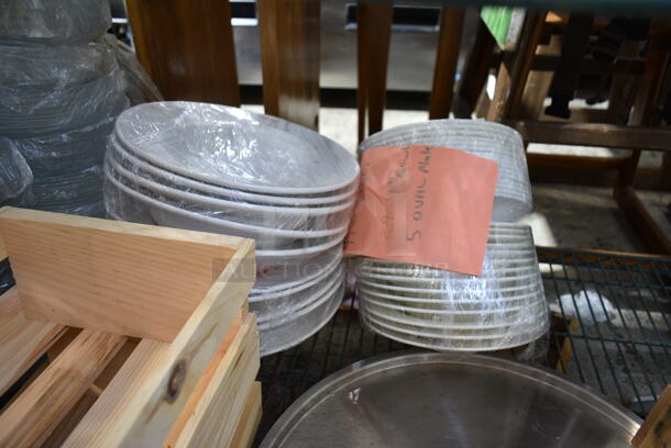 ALL ONE MONEY! Tier Lot of Various Items Including Tennis Balls, Crate, Ceramic Dishes - Image 5 of 6