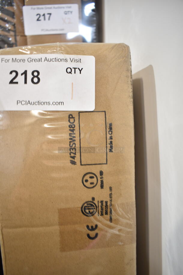 BRAND NEW IN BOX! ServIt 423SWI48CP Stainless Steel Commercial 48" High Wattage Strip Warmer with Infinite Controls. 120 Volts, 1 Phase. - Image 3 of 3