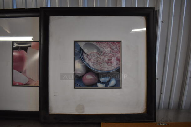 4 Framed Pictures; Bread Loaves, Cheese, Green Pepper and Sauce. 26x1x26. 4 Times Your Bid! - Image 5 of 7