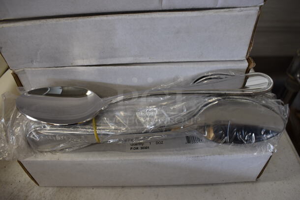72 BRAND NEW IN BOX! Winco 0034-03 Stainless Steel Stanford Dinner Spoons. 7.5". 72 Times Your Bid! - Image 2 of 4