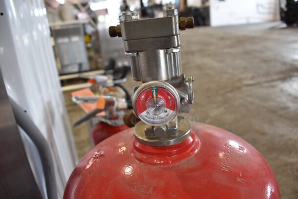 Buckeye BFR-10 Metal Fire Suppression Tank. 11x11x28. Buyer Must Pick Up - We Will Not Ship This Item.  - Image 3 of 5
