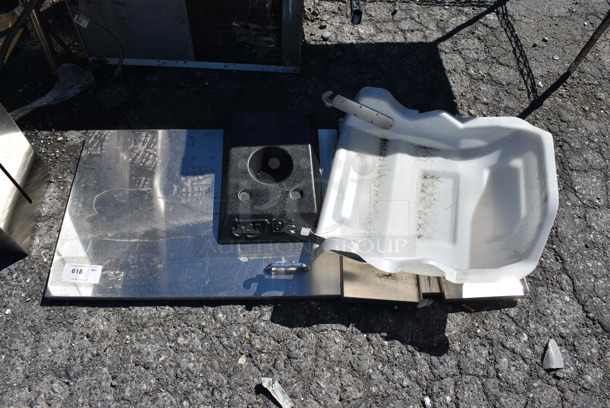 ALL ONE MONEY! Lot of Various Items Including Metal Lid. 50x21x1 - Image 1 of 5