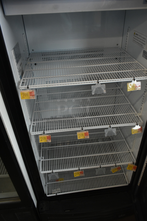 IDW G-10-F334B-HC ENERGY STAR Metal Commercial Single Door Reach In Cooler Merchandiser w/ Poly Coated Racks. 115 Volts, 1 Phase. Tested and Working! - Image 3 of 4