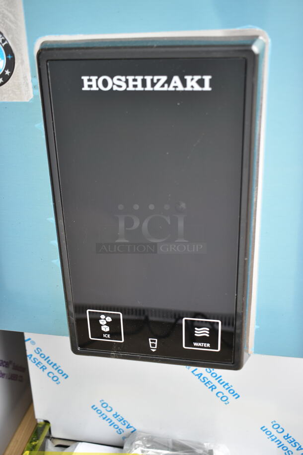 BRAND NEW SCRATCH AND DENT! 2024 Hoshizaki DCM-271BAH Stainless Steel Commercial Countertop Ice Maker and Water Dispenser - 10 lb. Storage. Goes GREAT w/ Lot 52! - Image 6 of 7