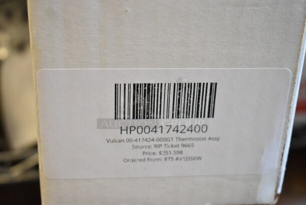 3 BRAND NEW SCRATCH AND DENT! Items Including HP0041150000 Vulcan 00-411500-00012 Transformer,120, HP0041742400 Vulcan 00-417424-000G1 Thermostat Assy, 00-498096-00450 GS Assembly. 3 Times Your Bid! - Image 5 of 8