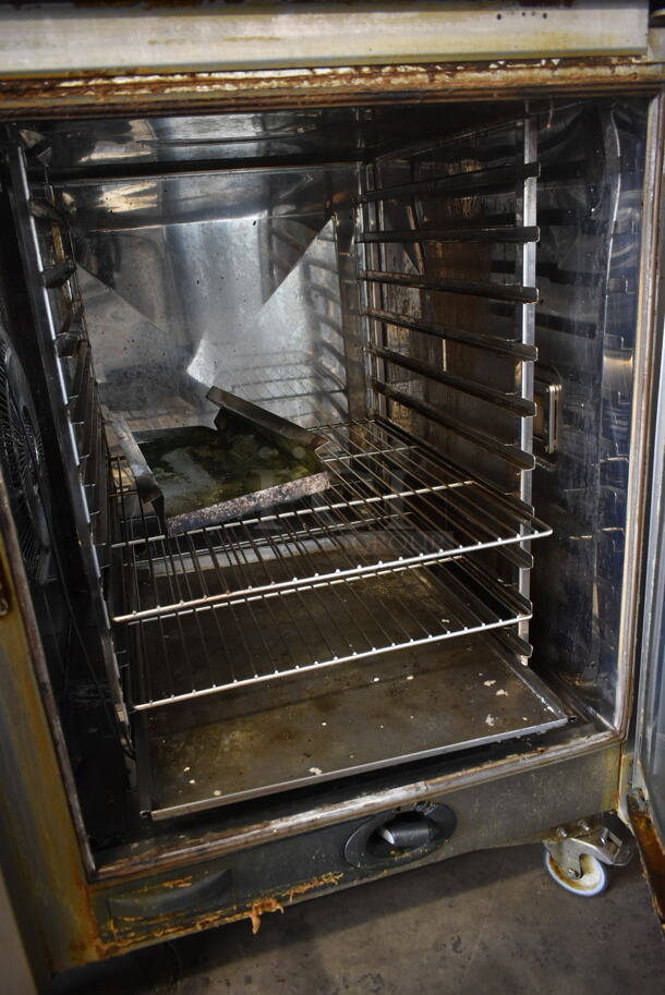 2 2016 Rational Stainless Steel Commercial Combitherm Self Cooking Center Convection Ovens on Commercial Casters. Top Model: SCC WE 62. Bottom Model: SCC WE 102. 480 Volts, 3 Phase. 2 Times Your Bid! - Image 8 of 8