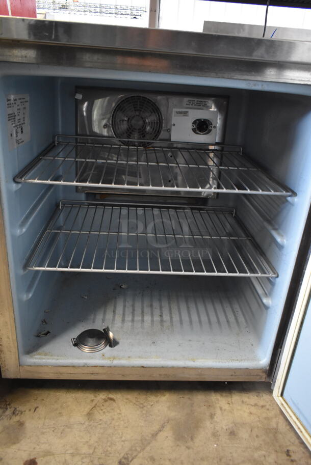 Delfield 406-STAR2 Stainless Steel Commercial Single Door Undercounter Cooler on Commercial Casters. 115 Volts, 1 Phase. Tested and Working! - Image 4 of 5