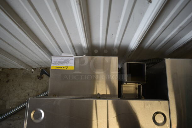 BRAND NEW SCRATCH AND DENT! Cooking Performance Group CPG 351ICOED Stainless Steel Commercial Countertop Electric Powered Impinger Conveyor Pizza Oven with 50" Belt. 240 Volts, 1/3 Phase. Tested and Working! - Image 7 of 9
