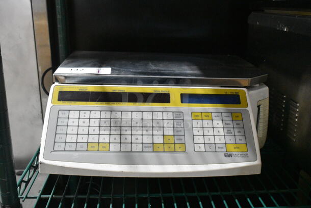 Easy Weigh LS-100 Metal Countertop Scale. Tested and Working! - Image 1 of 7