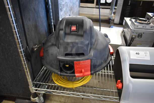 Black Poly Wet Dry Vacuum Top Piece. - Image 1 of 5