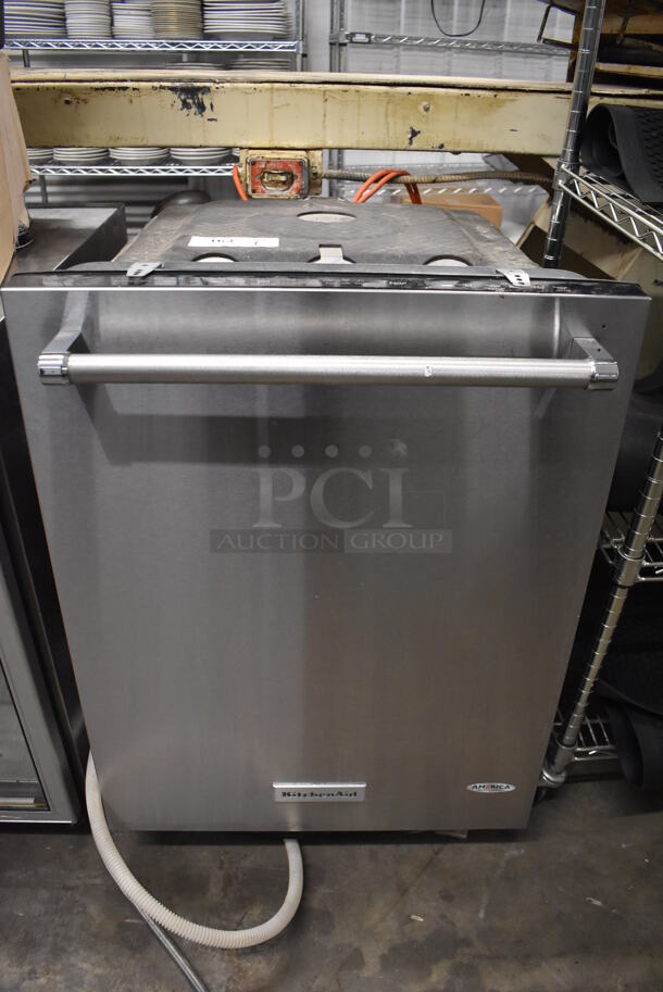 KitchenAid KDTE104ESS0 Stainless Steel Undercounter Dishwasher. 120 Volts, 1 Phase. 24x27x35