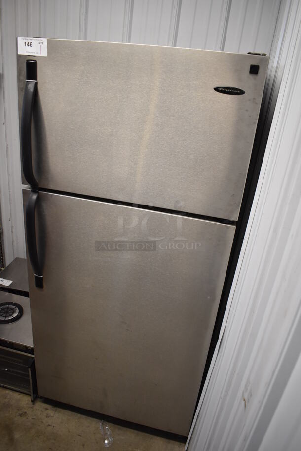 Frigidaire FRT18P6BSB4 Metal Cooler Freezer Combo Unit. 115 Volts, 1 Phase. 30x32x65.5. Cannot Test - Unit Needs New Power Cord - Image 2 of 8