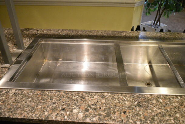 Buffet Station w/ 2 Inserts, 2 Soup Food Warmer Inserts and 2 Sneeze Guards. BUYER MUST REMOVE: Bring Tools and Manpower Needed To Remove This Item. This Unit Was In Working Condition When the Restaurant Closed. (main dining room) - Image 5 of 10