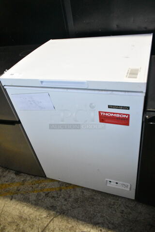 Thomson TFRF520-F-SM Metal Chest Freezer w/ Hinge Lid. 115 Volts, 1 Phase. Tested and Working!