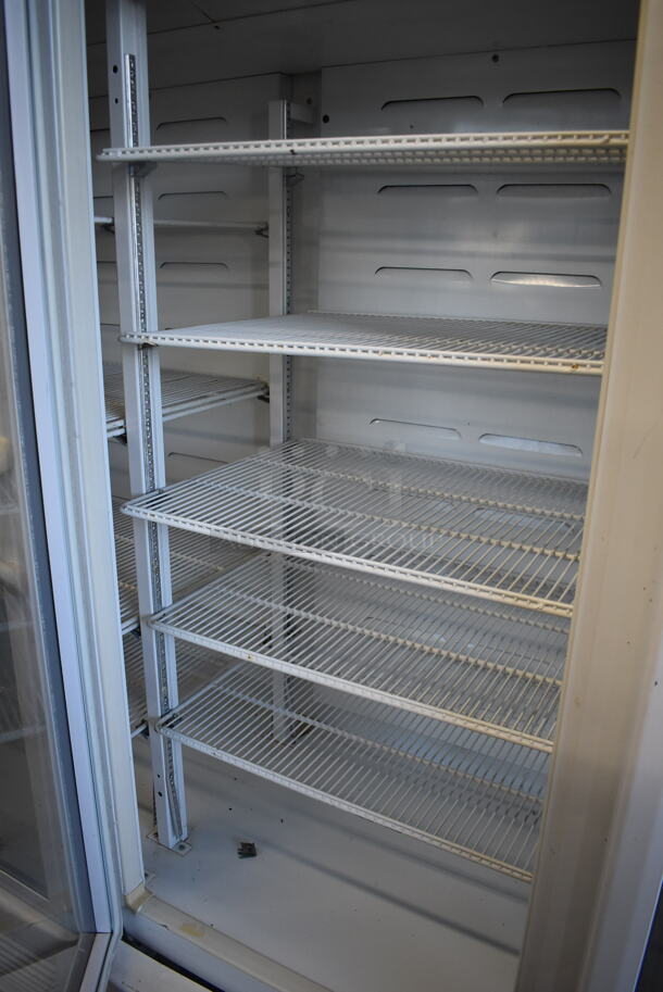 Hussmann ARL01050 Metal Commercial 3 Door Reach In Freezer Merchandiser w/ Poly Coated Racks. 230 Volts, 1 Phase. 85x29x80 - Image 3 of 6