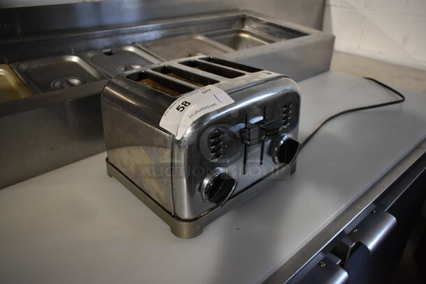 Cuisinart Metal Countertop 4 Slot Toaster.  - Image 2 of 7