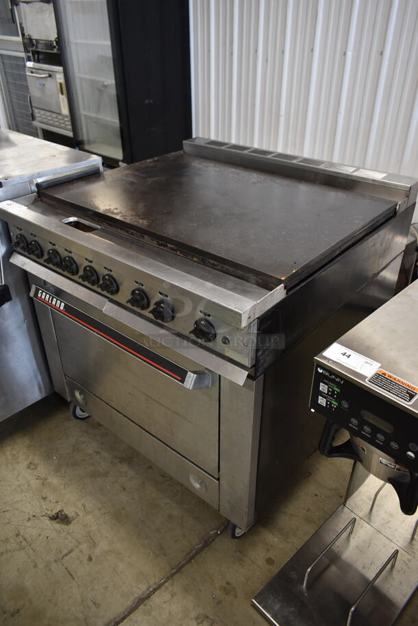 Garland 3GER39 Stainless Steel Commercial Electric Powered Flat Top Griddle w/ Oven. 208 Volts. - Image 2 of 6