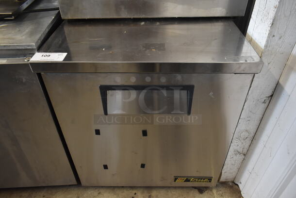 2012 True TUC-27F-LP Stainless Steel Commercial Single Door Undercounter Freezer on Commercial Casters. 115 Volts, 1 Phase. Tested and Working! - Image 1 of 6